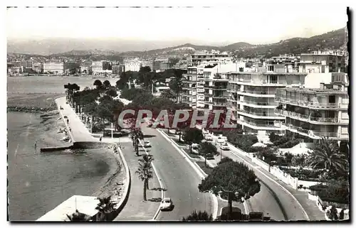 Moderne Karte Cannes Nouvelle Croisette du Palm Beach