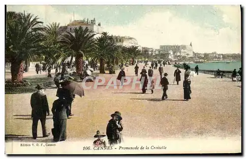 Cartes postales Cannes Promenade de la Croisette