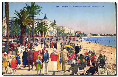 Cartes postales Cannes La Promenade de la Croisette