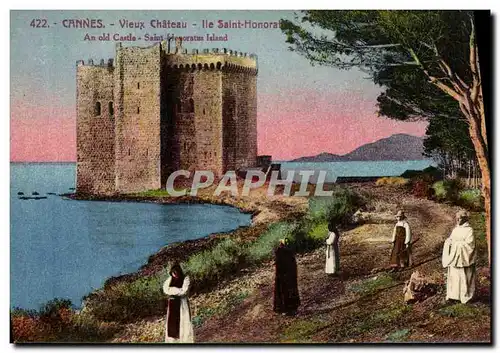 Cartes postales Cannes Vieux Chateau Ile Saint Honorat