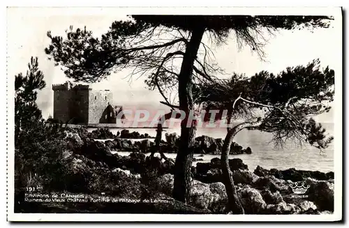 Cartes postales Cannes Ruines du Vieux Chateau Portifie de l Abbaye de Lerins