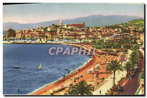 Cartes postales Cannes La Croisette et le Suquet