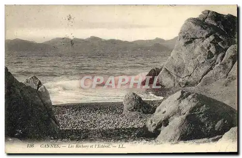 Cartes postales Cannes Les Rochers et l Esterel