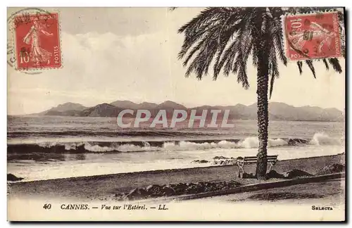 Cartes postales Cannes Vue sur l Esterel