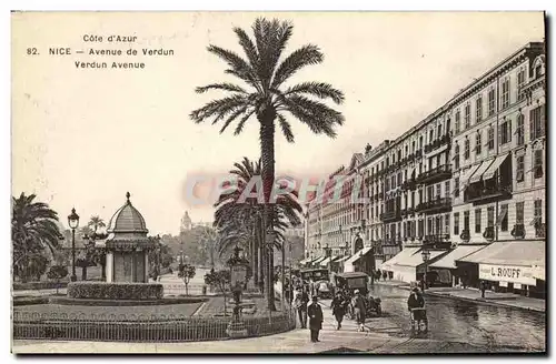 Cartes postales Nice Avenue de Verdun