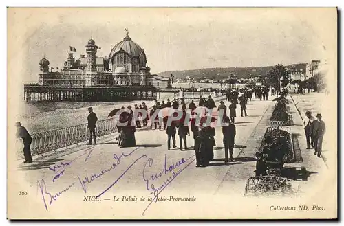 Cartes postales Nice Le Palais de la Jetee Promenade