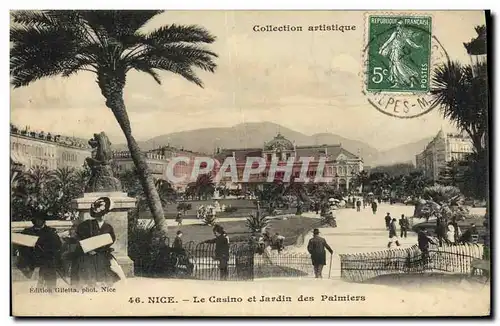 Cartes postales Nice Le Casino et Jardin des Palmiers