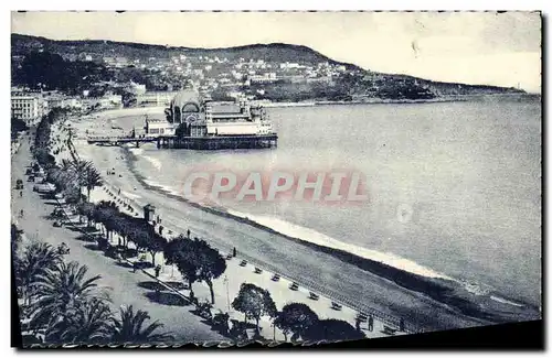 Ansichtskarte AK Nice La Promenade des Anglais et le Mont Boron