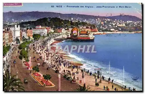 Ansichtskarte AK Nice Promenade des Anglais Jetee Promenade et Mont Boron