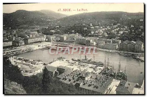 Cartes postales Nice Le Port Bateaux