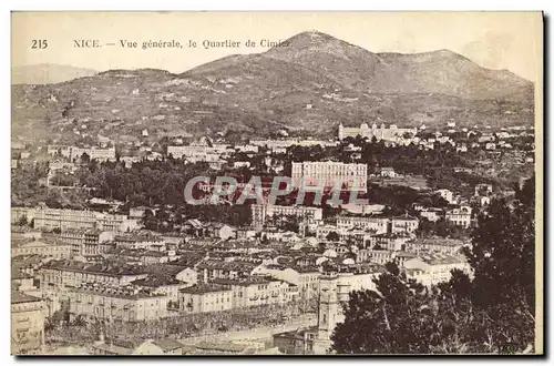 Cartes postales Nice Vue Generale le Quarlier de Cimiez