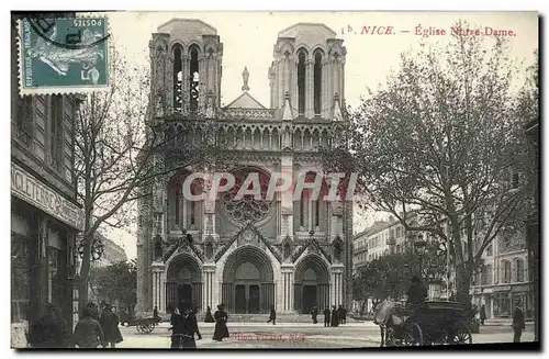 Cartes postales Nice Eglise Dame