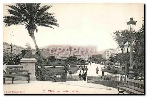 Cartes postales Nice Jardin Public