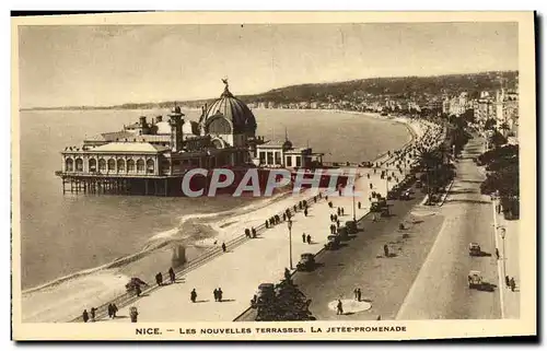 Ansichtskarte AK Nice Les Nouvelles Terrasses La Jetee Promenade