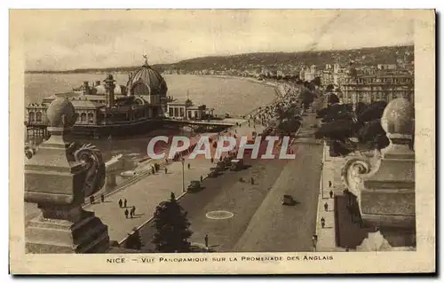 Ansichtskarte AK Nice Vue Panoramique Sur La Promenade Des Anglais