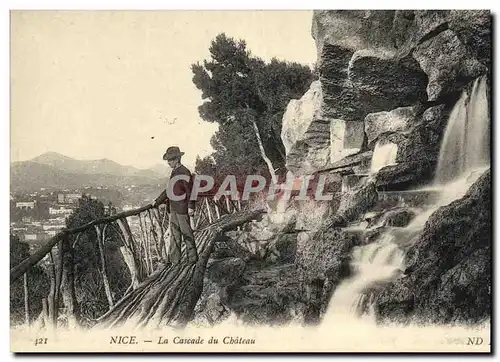 Cartes postales Nice La Cascade Du Chateau