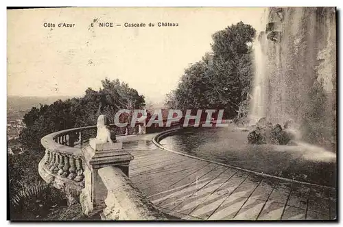 Cartes postales Nice Cascade du Chateau