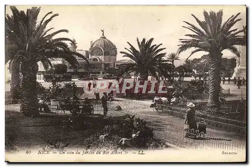 Cartes postales Nice Un Coin du Jardin du Roi Albert 1er