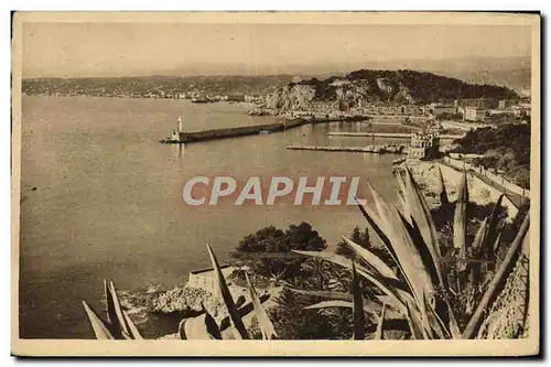 Cartes postales Nice Vue Generale Prise de La Moyenne Corniche