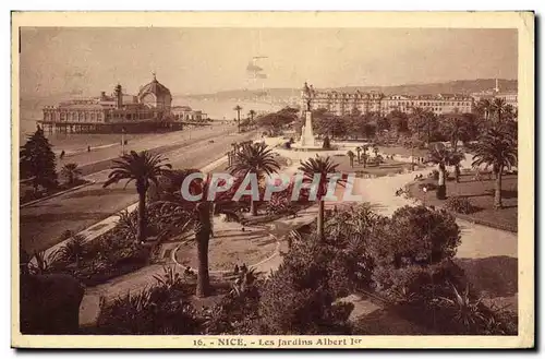 Cartes postales Nice Les Jardins Albert 1er