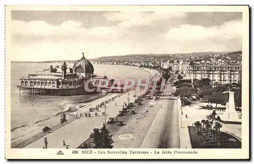 Ansichtskarte AK Nice Les Nouvelles Terrasses La Jetee Promenade