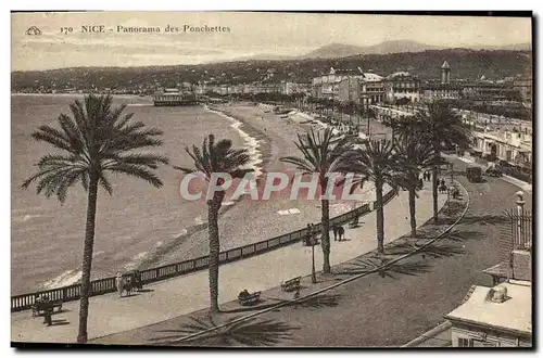 Cartes postales Nice Panorama des Ponchettes