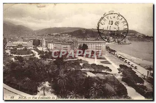 Ansichtskarte AK Nice Vue d ensemble du Jardin du roi Albert 1er et quai des Etats Unis