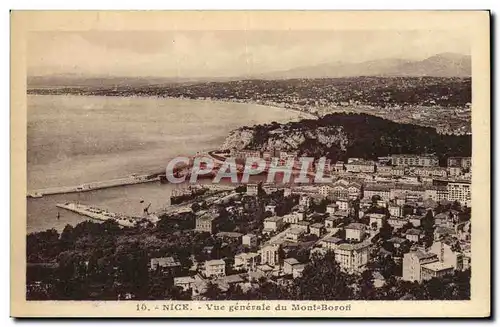 Cartes postales Nice Vue Generale du Mont Boron