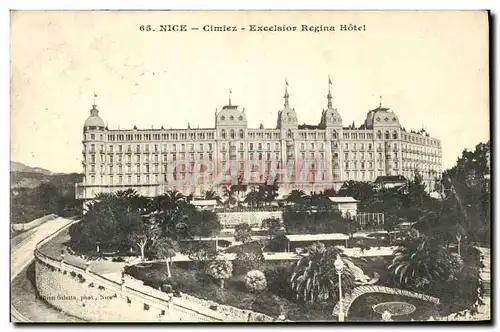 Ansichtskarte AK Nice Cimiez Excelsior Regina Hotel