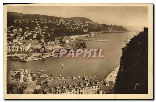 Cartes postales Nice Entree du Port Mont Boron Bateaux