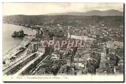 Cartes postales Nice Vue Panormique Prise du Chateau