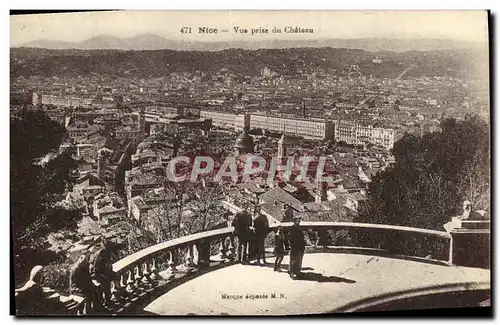 Cartes postales Nice Vue Prise du Chateau