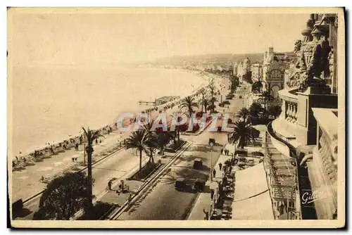 Cartes postales Nice Vue d ensemble de la Promenade des Anglais