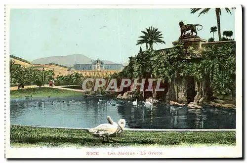 Cartes postales Nice Les Jardins La Grotte