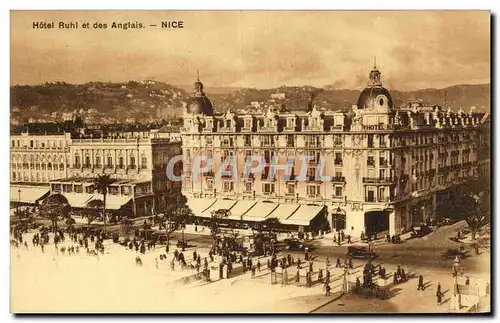 Cartes postales Nice Hotel Ruhl et des Anglais