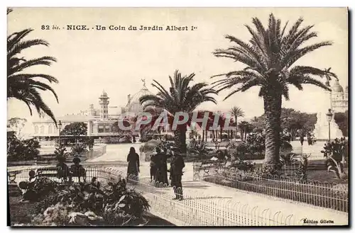 Cartes postales Nice Un Coin du Jardin Albert 1er