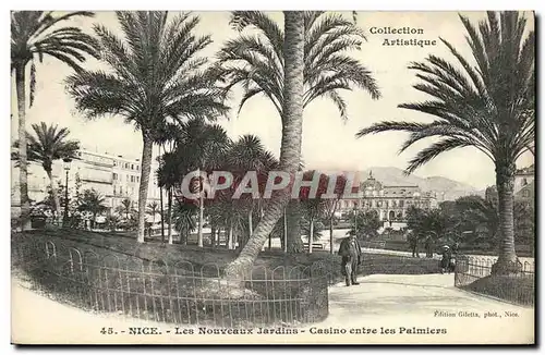 Cartes postales Nice Les Nouveaux Jardins Casino entre les Palmiers