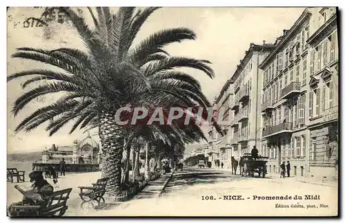 Cartes postales Nice La Promenade du Midi