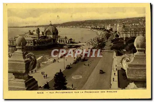 Ansichtskarte AK Nice Vue Panoramique Sur LA Promenade Des Anglais