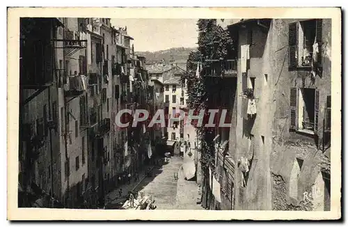 Cartes postales Nice Une rue de la Vieille Ville