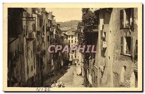 Cartes postales Nice Une rue de la vieille ville