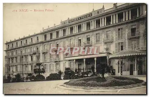 Ansichtskarte AK Nice Riviera Palace