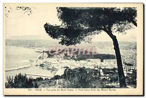 Cartes postales Nice Vue Prise de Mont Boron