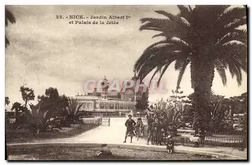 Ansichtskarte AK Nice Jardin Albert 1er et Palais de la Jetee