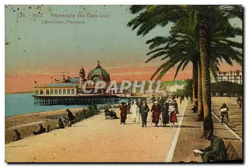 Cartes postales Nice Promenade des Etats Unis