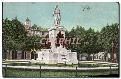 Cartes postales Nice La statue de Garibaldi