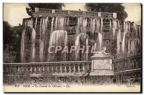 Cartes postales Nice La Cascade du Chateau