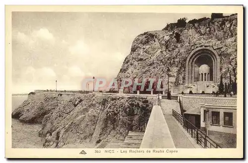 Cartes postales Nice Les Rochers de Rauba Capeu