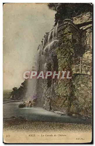 Cartes postales Nice La Cascade du Chateau