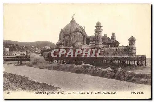 Cartes postales Nice Le Palais de la Jetee Promenade